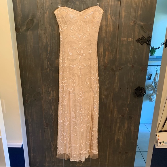 Form fitting beaded Prom Dress - Picture 3 of 5